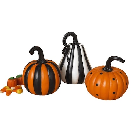 Gerson ASST RESIN PUMPKINS 4.3in. 2533230